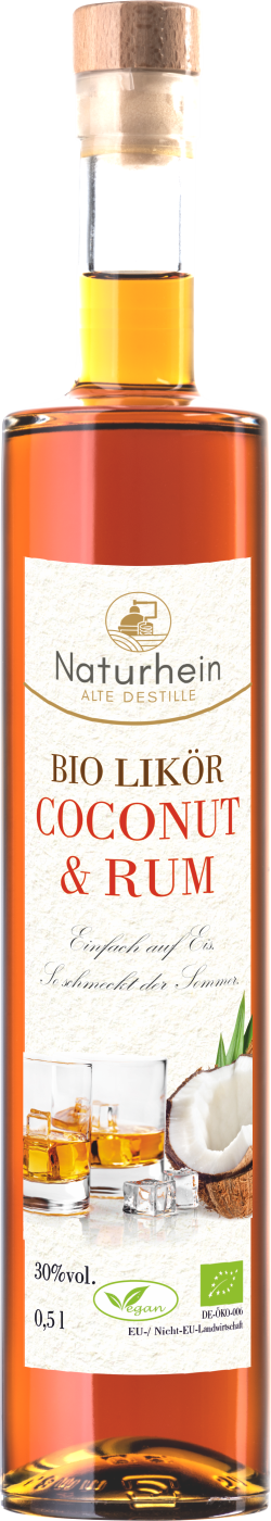 Vegane Bio Kokosnus Rum Likoer