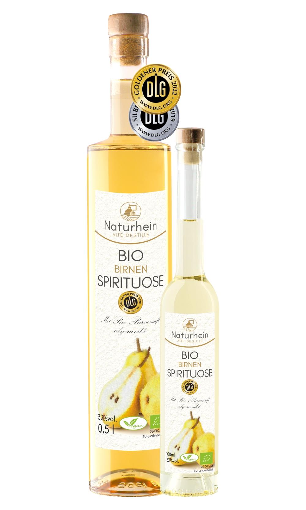 Bio Birnen Spirituose fruchtig aromatisch mit Birnensaft lange gelagert