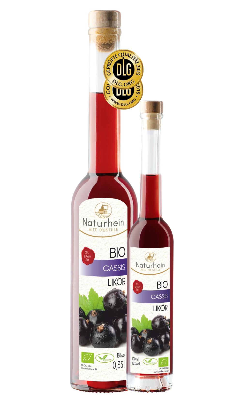 BIO Cassis Likör 0.35 l, 18 vol%