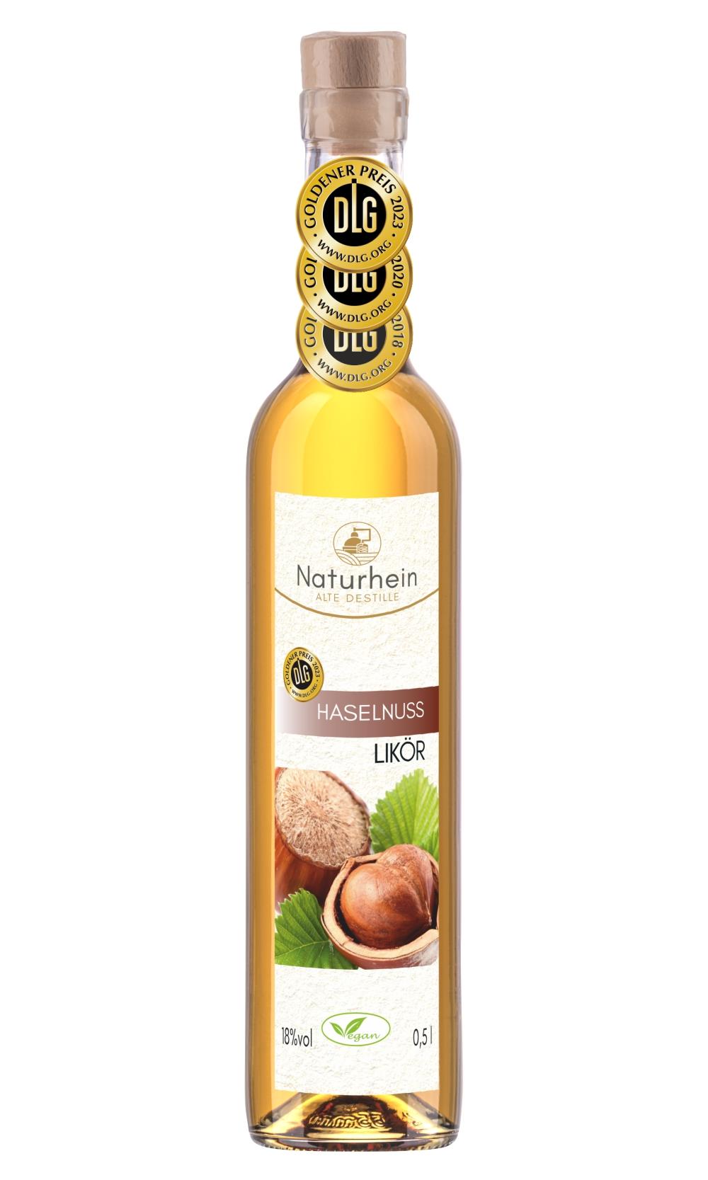 Gerösteter Haselnuss Genusslikör – Aroma wie Nougat mit 18 %